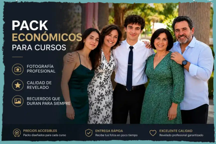 Familia posando junto a estudiante en ceremonia de graduación universitaria al aire libre